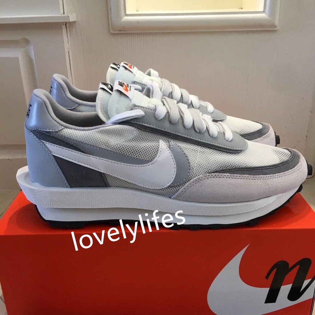 Sacai x Nike LDWaffle Summit White 灰白 黑白解構聯名款 BV0073 100 001