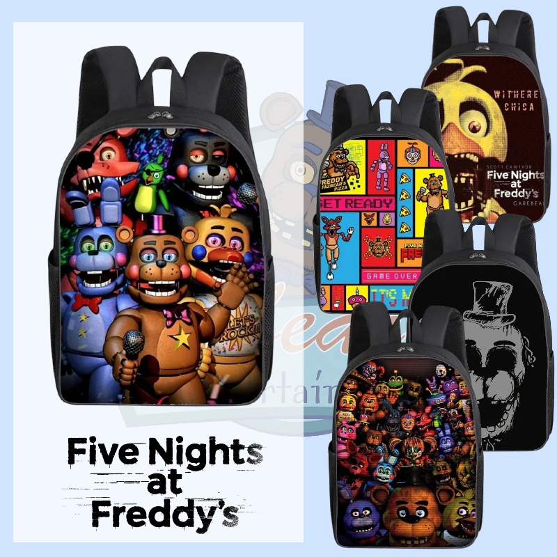 全新 Five Nights At Freddy's Christmas FNAF 背包 16 英寸卡通可動人偶 Bea