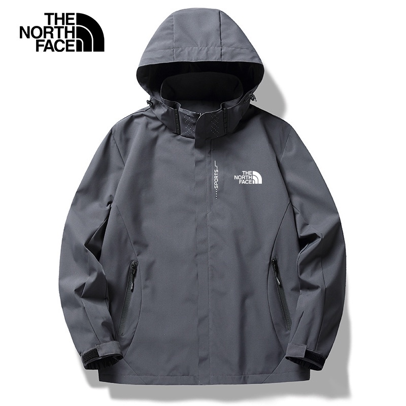 北面 The North Face 男士防水夾克高品質大碼寬鬆風衣外套登山騎行戶外夾克