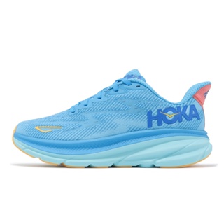 Hoka 慢跑鞋 Clifton 9 水藍 黛藍 路跑 反光 緩震 女鞋【ACS】 1127896SDY