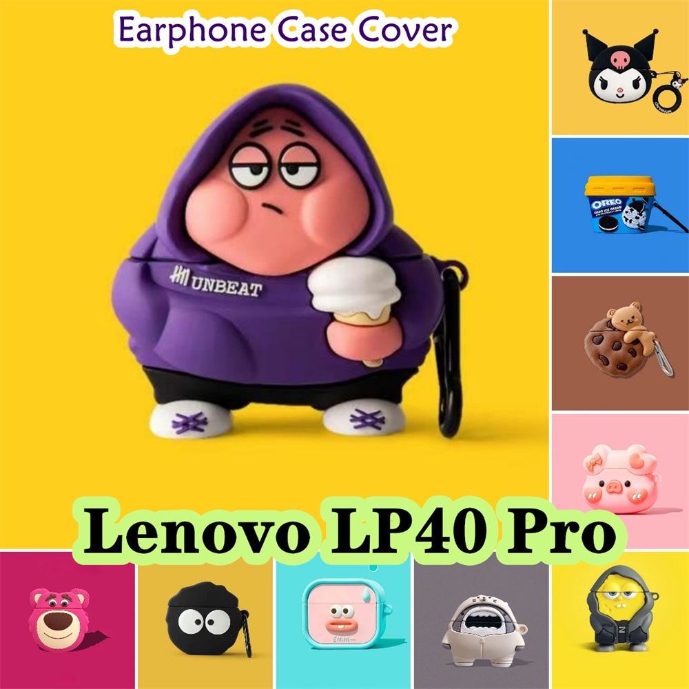 LENOVO 適用於聯想 LP40 Pro 保護套卡通米妮軟矽膠耳機套 NO.1