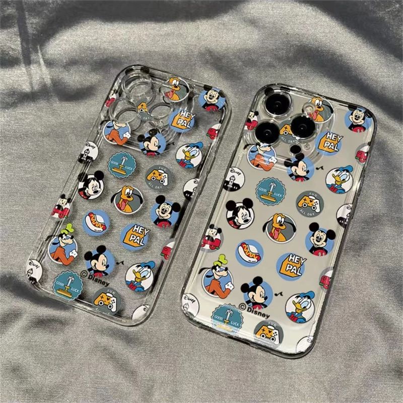 米奇米老鼠iphone15蘋果手機殼14promax卡通13pro透明12女11全包X