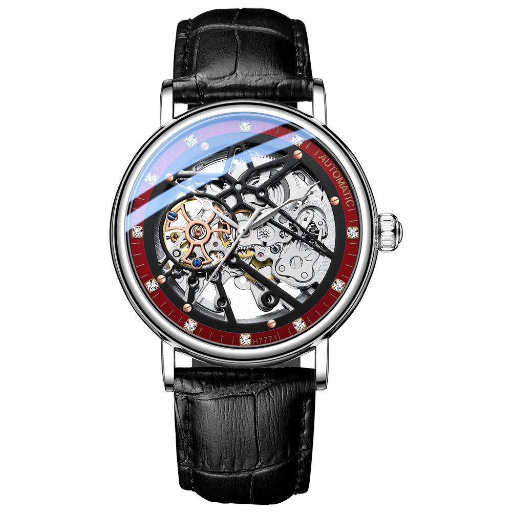 男士手錶腕錶禮物時尚手錶男機械手錶陀飛輪全自動