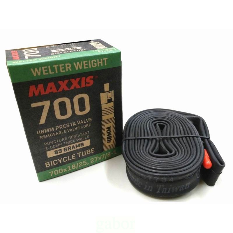 《67-7 單車》瑪吉斯MAXXIS 公路車內胎 可拆式氣嘴芯 700x18/25c 48mm法嘴 700x23/32c