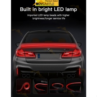 汽車碳纖維尾翼燈 LED汽車改裝尾燈 LED行車轉向剎車尾燈
