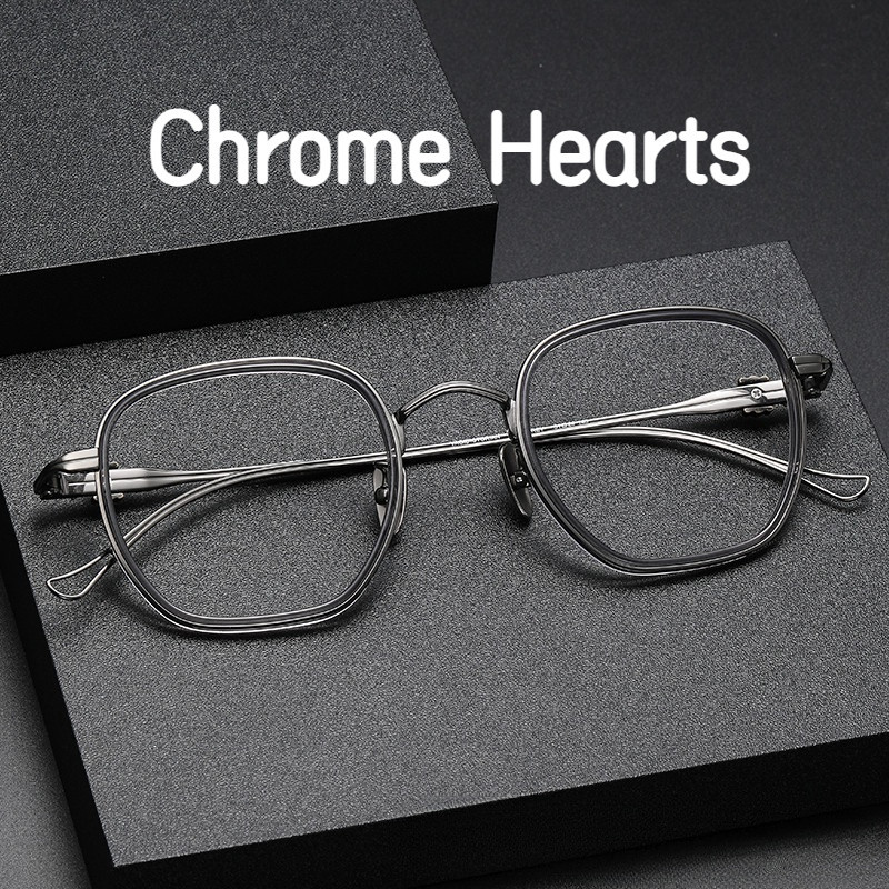 【TOTU眼鏡】金屬框眼鏡 新款Chrome Hearts克羅星同款VAGIDICTORIAN板材純鈦眼鏡框 可配防藍光