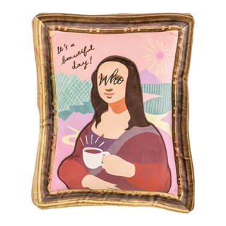 日本 LIVHEART Art 名畫抱枕/ Mona Lisa eslite誠品