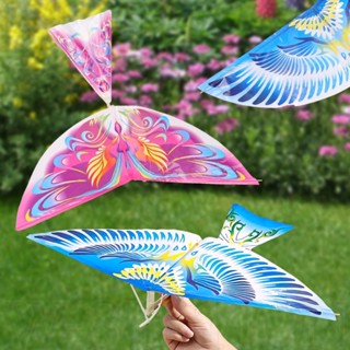 Diy仿生動力橡皮筋飛鳥玩具/戶外親子活動大鳥遊戲道具/創意獨特魯班動力飛行兒童玩具