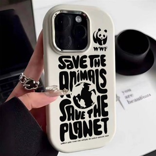 線條小熊貓適用蘋果15promax手機殼iphone14pro13/12矽膠xs軟殼新款 FYVO