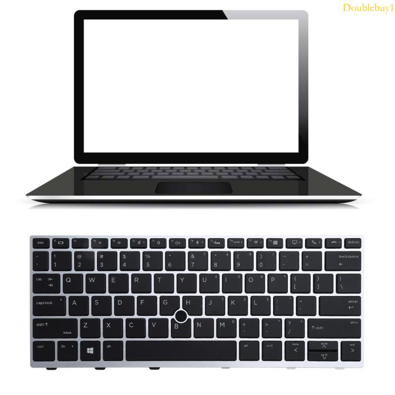 Dou 帶背光英文鍵盤適用於 HP Elitebook 730 G5 735 G5 830 G5 836 G5