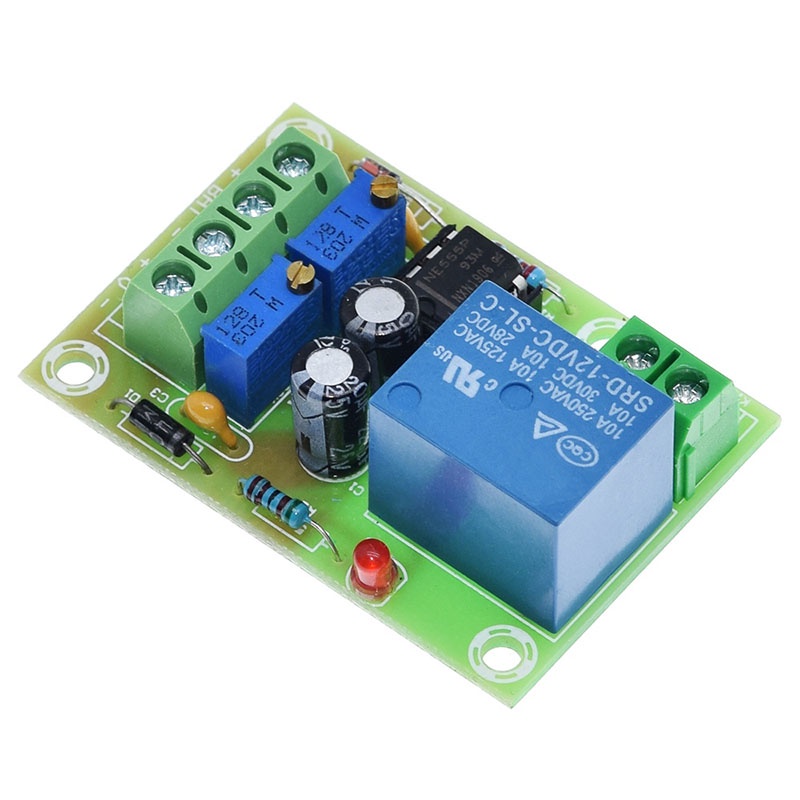 Xh-m601電池充電控制板12v智能充電器電源控制模塊面板自動充電/停止開關