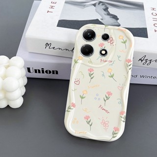 REDMI XIAOMI 全面屏小花防震手機殼小米紅米note 13 Pro 4G 5G Note 13 Pro Plu