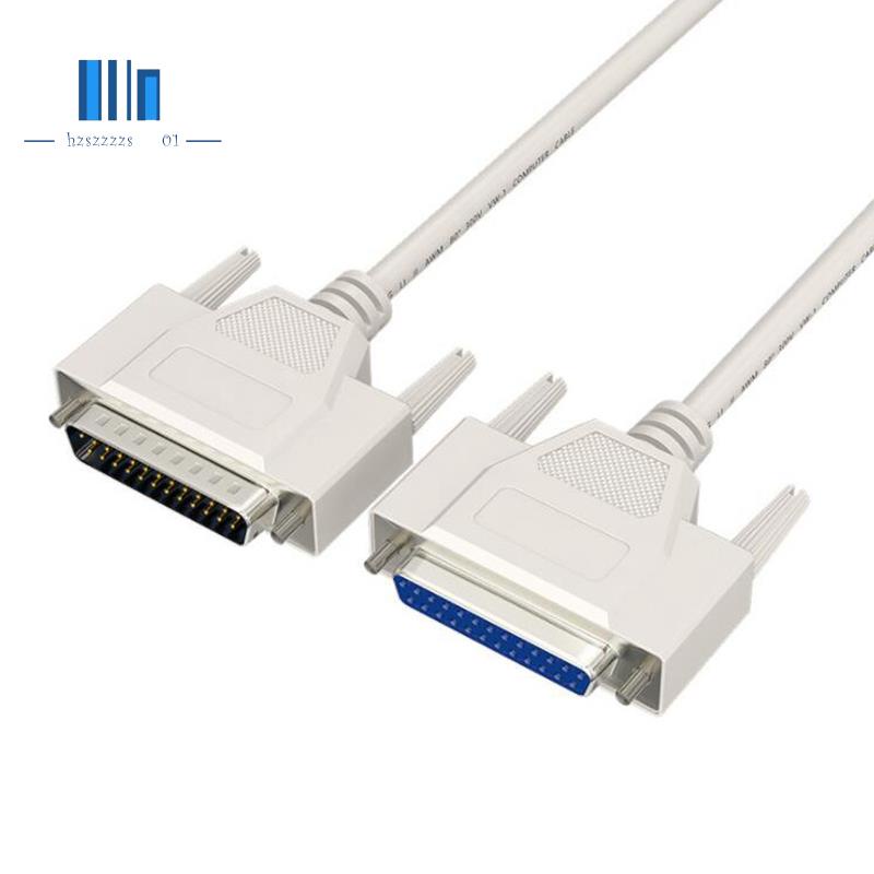 25pin DB25 並行公對母 LPT 打印機 DB25 M-F 電纜 1.5M 電腦電纜打印機延長線 25 Pin