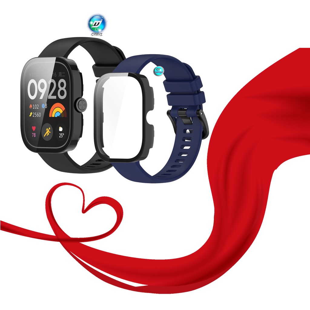 Redmi Watch 4 錶帶 Redmi Watch 4 矽膠錶帶智能手錶錶帶運動腕帶 Redmi Watch 4