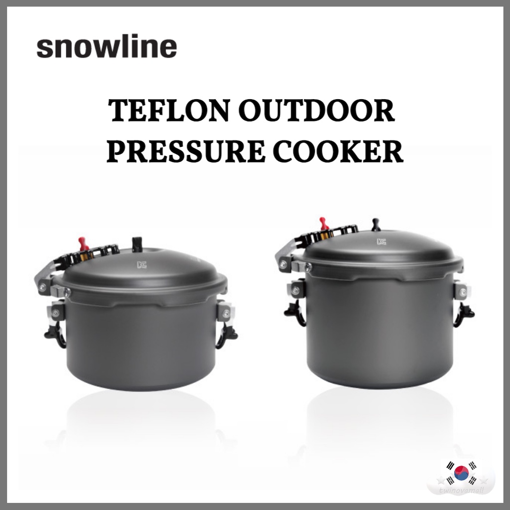 ▷twinovamall◁[Snowline] Teflon Outdoor Pressure Cooker 戶外壓力鍋