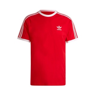 Adidas 3-Stripes Tee IA4852 男 短袖 上衣 T恤 運動 休閒 復古 撞色 三葉草 紅白