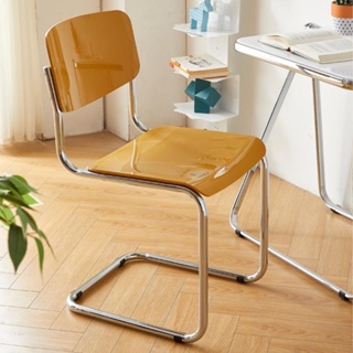 『One home』北歐設計師餐椅簡約家用弓形椅化妝椅民宿靠背椅休閑凳子梳妝台椅