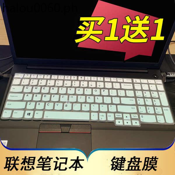 熱銷· 聯想ThinkPad E15 2021款11代 15.6寸筆電鍵盤保護貼膜按鍵防塵套凹凸墊罩透明彩色鍵位印字配件