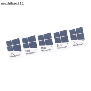 [mozhihao] 5pcs 藍色筆記本台式電腦 Windows10 貼紙 WIN10 PRO 標籤 [motw]
