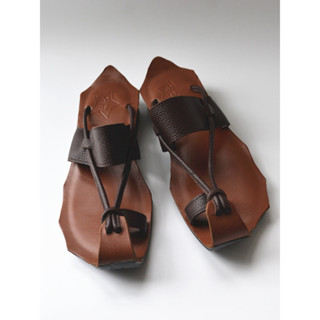 日系夾腳人字拖真皮森女涼拖棉麻搭配個性復古套趾羅馬拖女鞋SUNDAYSHOES TA五 2502