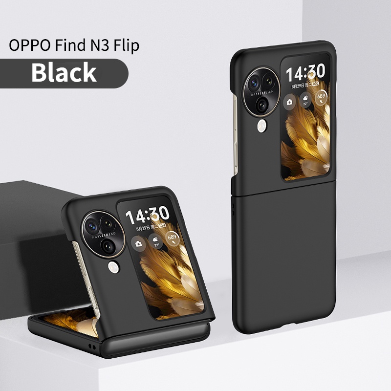 Oppo Find N3 翻蓋簡單保護套純色 Find N3 翻蓋手機殼硬殼