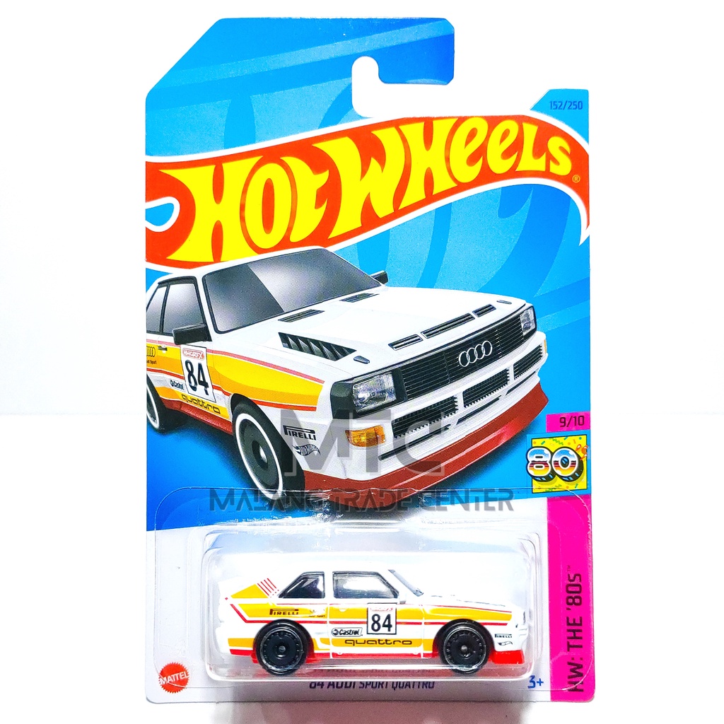 HOT WHEELS Putih 風火輪 84 奧迪 Sport Quattro 白色 P 2023