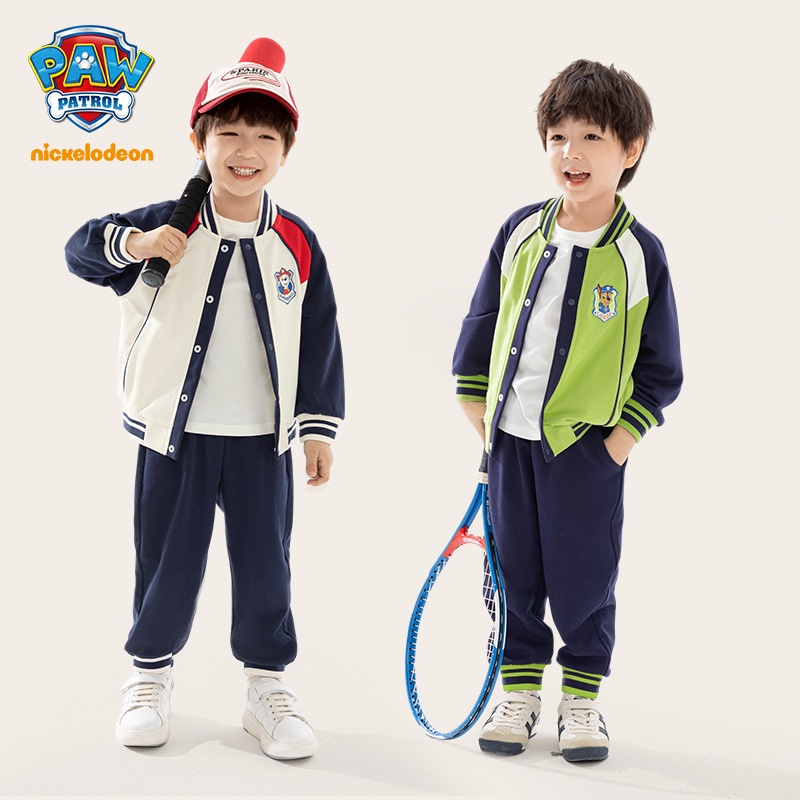 paw patrol 汪汪隊男童外套兒童胖球服2024春裝新品寶寶休閒外套兒童上衣夾克