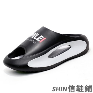 【留言您需要的尺碼36-45】戶外涼拖 韓版男生拖鞋 Q軟輕便室內涼鞋 矯正減壓涼鞋 環保EVA超輕量拖鞋 防滑透氣拖鞋