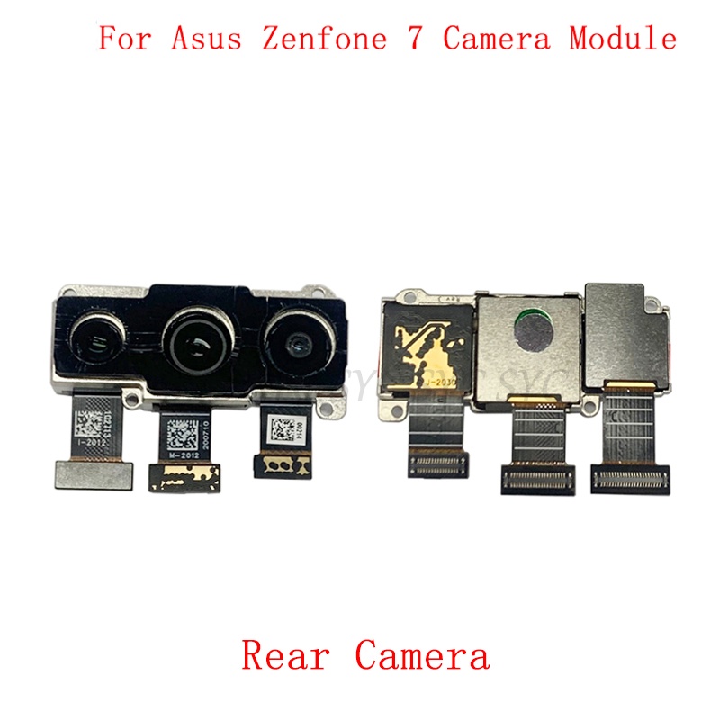 適用於華碩 Zenfone 7 ZS670KS 主大小攝像頭更換零件的原裝後置前置攝像頭排線