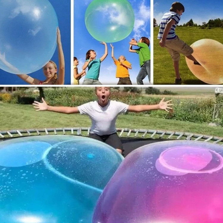 拍拍球 bubble ball超大充氣球 玩具彈力球注水球 大氣球 泡泡球 哄孩子神器 情侣 亲子互动玩具