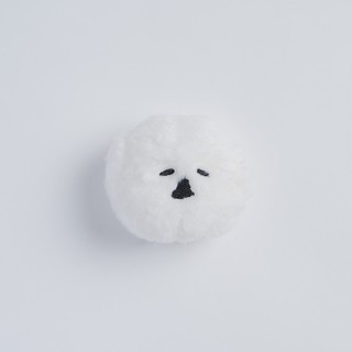 日本 MAMBO 比熊犬大臉磁鐵/ 想睡臉 eslite誠品