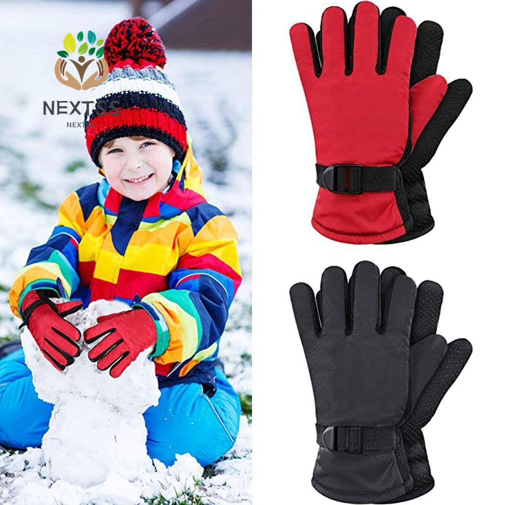 NEXTSS兒童手套,防風防滑滑雪手套,冬天必須防水加厚保暖手套滑雪