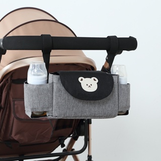 新款寶寶推車掛袋收納儲物袋 嬰兒車掛包兒童車置物籃外出奶瓶包