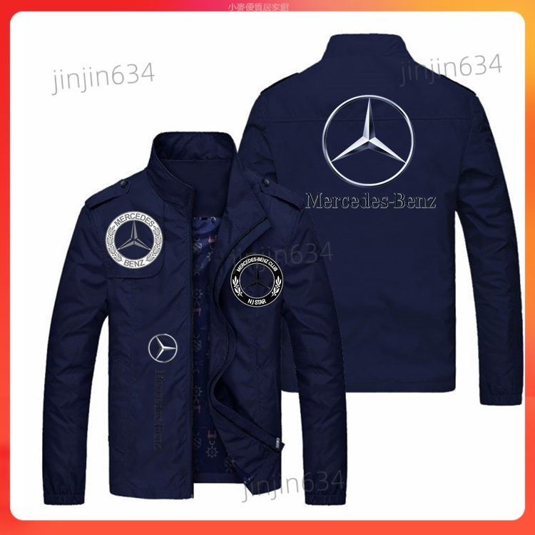 A F1 Mercedes Benz車隊夾克運動外套時尚長袖開衫AMG防風衣