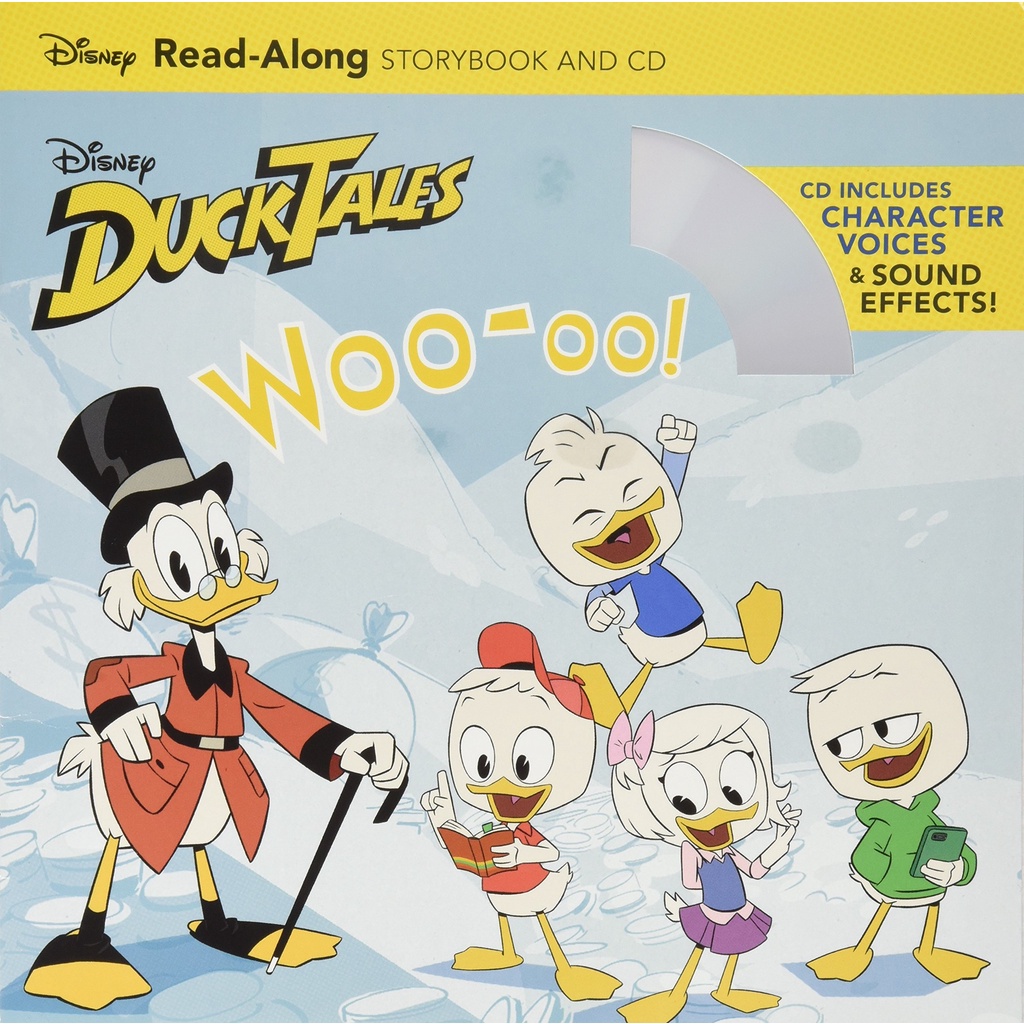 DuckTales: Woo-oo! Read-Along Storybook and CD/Disney Book Group【禮筑外文書店】