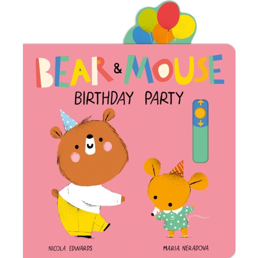 Bear and Mouse Birthday Party (硬頁操作書)(硬頁書)/Maria Neradova【禮筑外文書店】