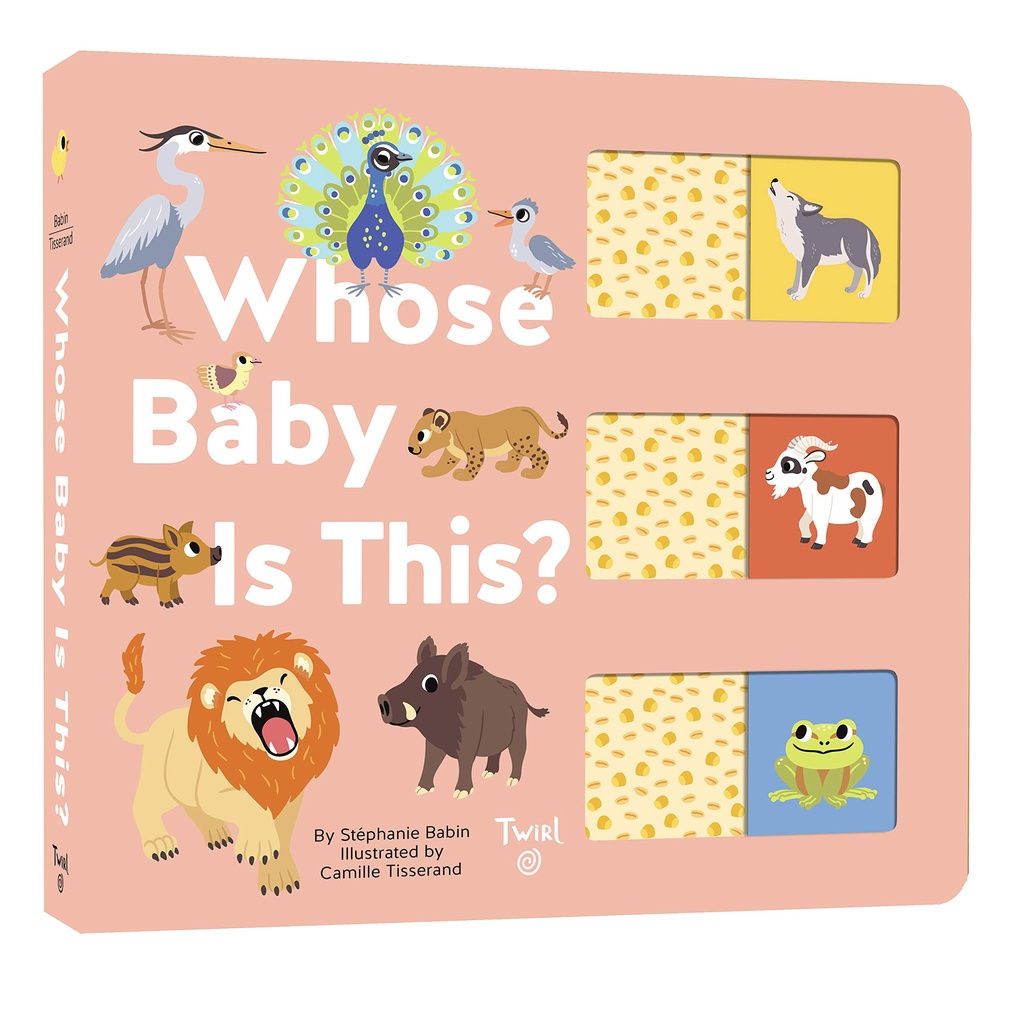 《Twirl》Whose Baby Is This?：A Slide-and-Learn Book (硬頁推拉書)(硬頁書)/Stephanie Babin【三民網路書店】