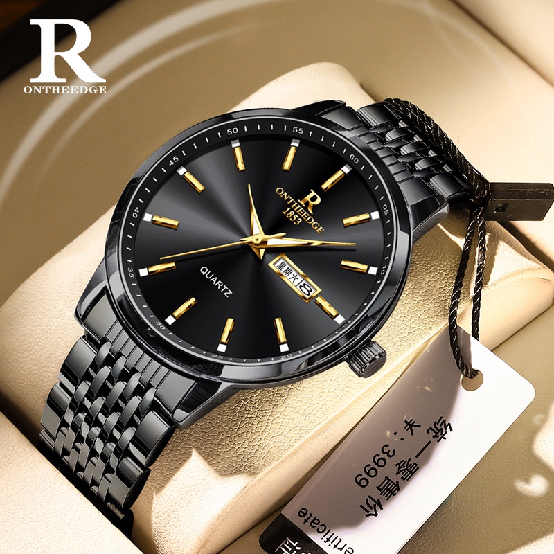 ONTHEEDGE品牌手錶 RZY050-2 防水 石英 夜光 高級男士手錶