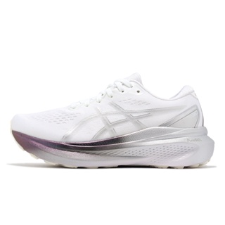 Asics 慢跑鞋 GEL-Kayano 30 Platinum 白金系列 白 銀 女鞋 路跑 1012B718100