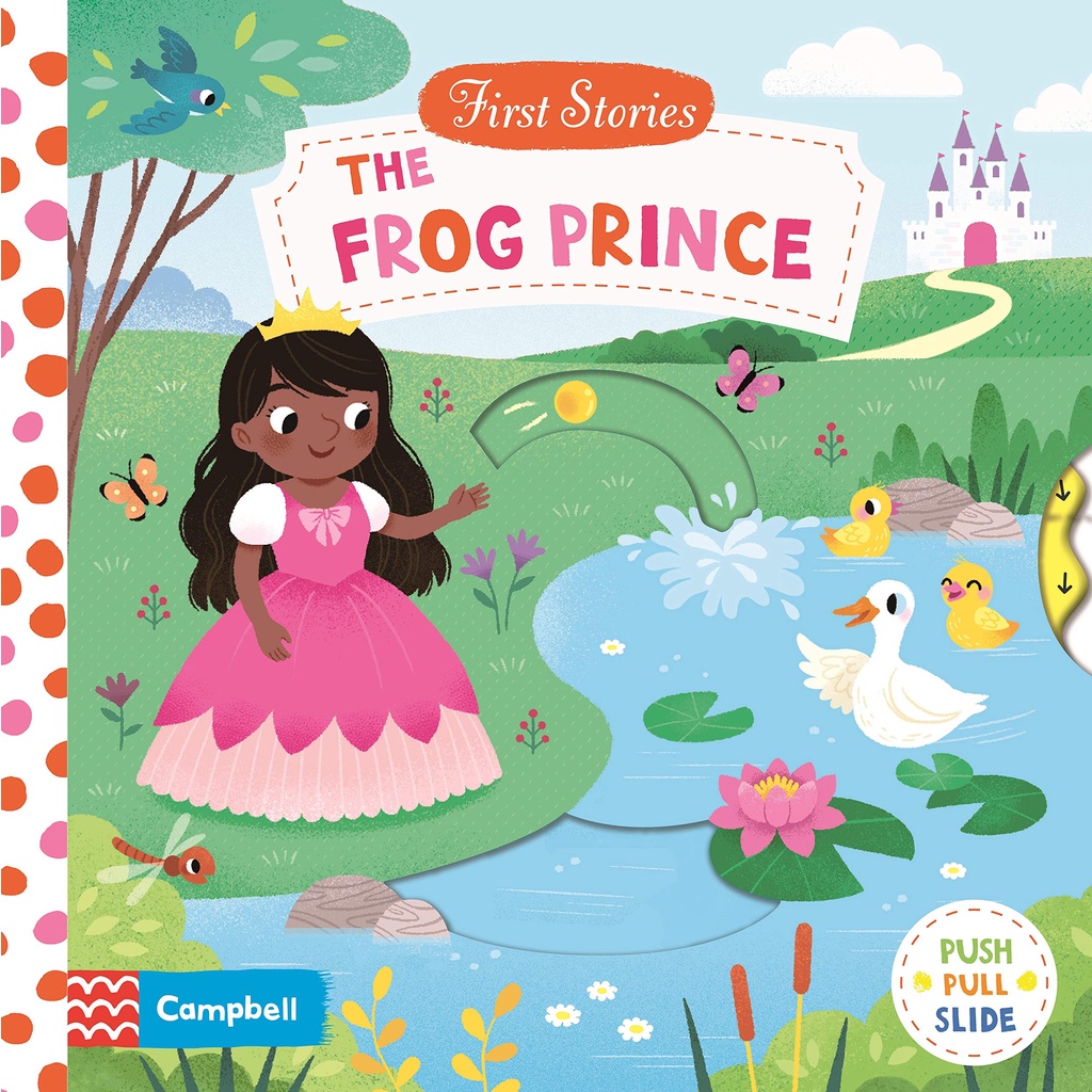 The Frog Prince (First Stories)(硬頁推拉書)(硬頁書)/Campbell Books【禮筑外文書店】