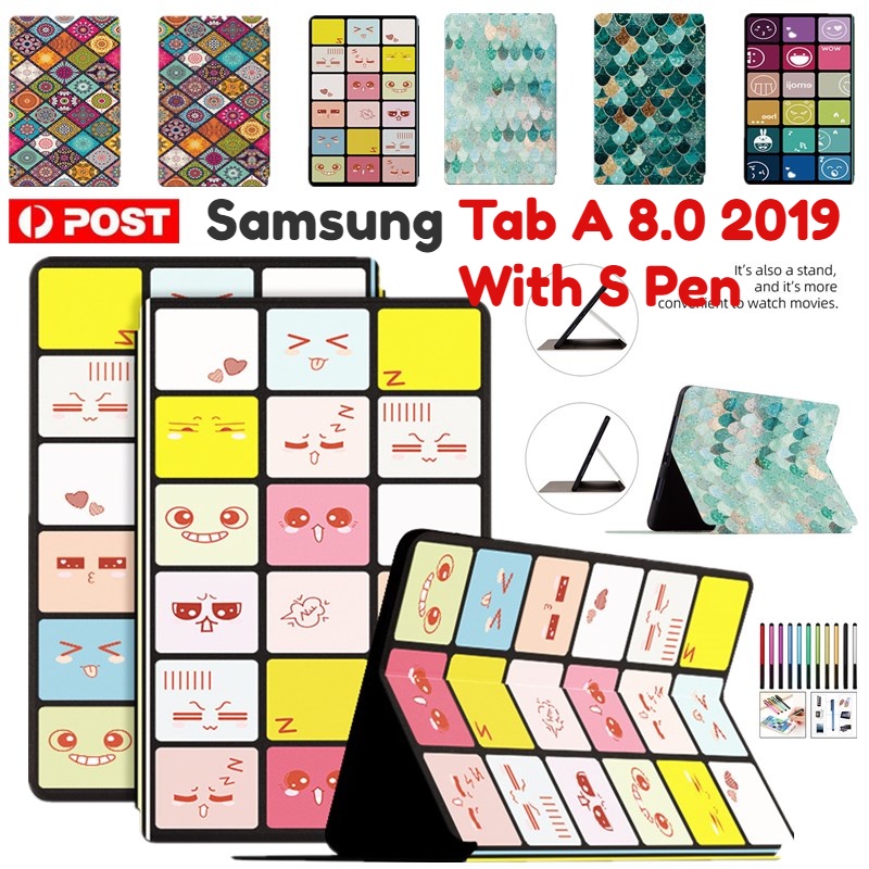 SAMSUNG 三星 Galaxy Tab A 8.0 2019 智能外殼帶 S Pen SM-P205 SM-P200