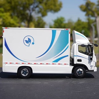 1:22 原廠 福田歐馬可 e-AUMARK S3 新能源廂式輕卡合金汽車模型