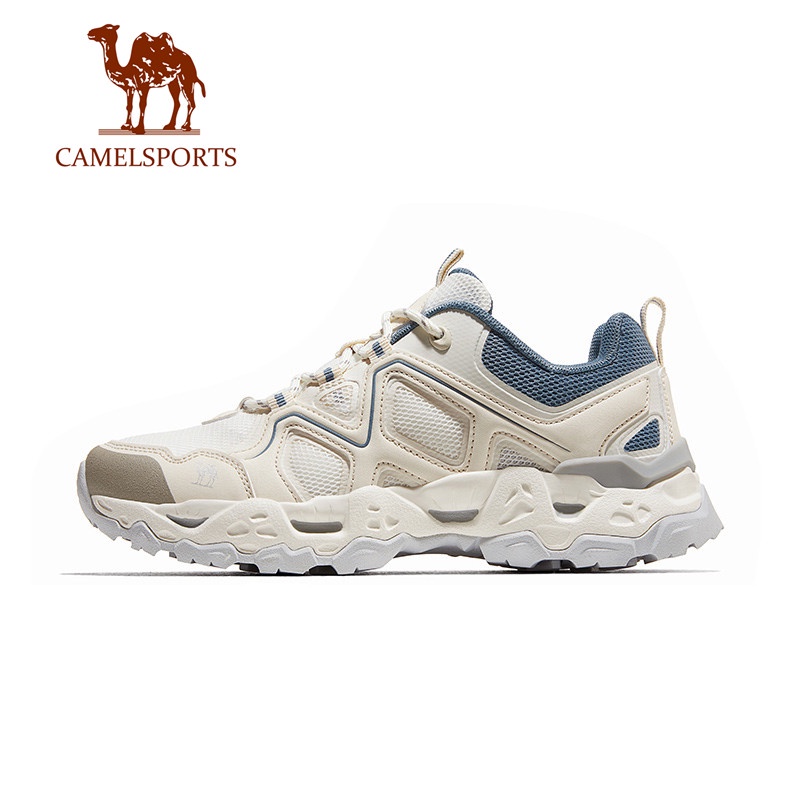 CAMEL SPORTS駱駝 女士登山鞋 透氣戶外防滑耐磨低幫運動鞋