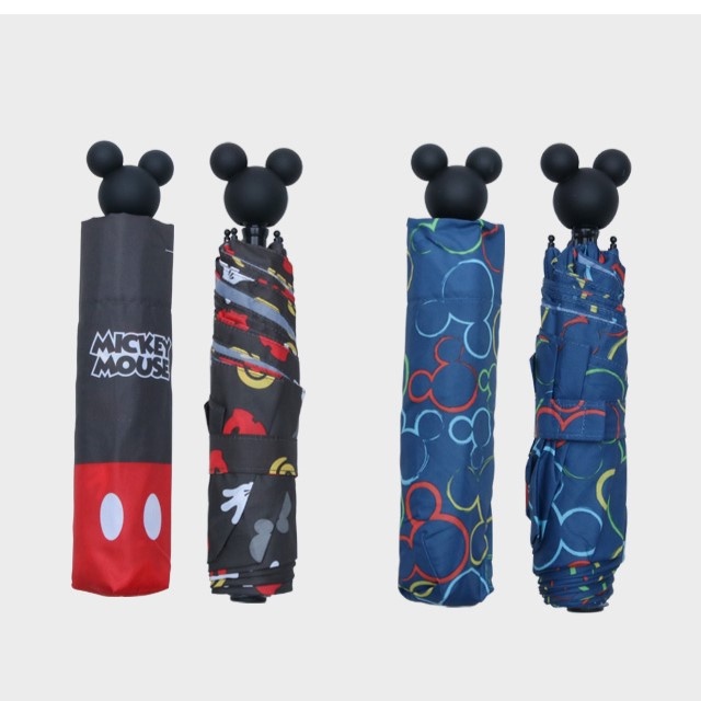 ✦售完不補✦【韓國進口正品】 迪士尼授權 米奇 米妮 雨傘 雨具 摺疊傘 自動傘 折傘 摺傘 三折傘