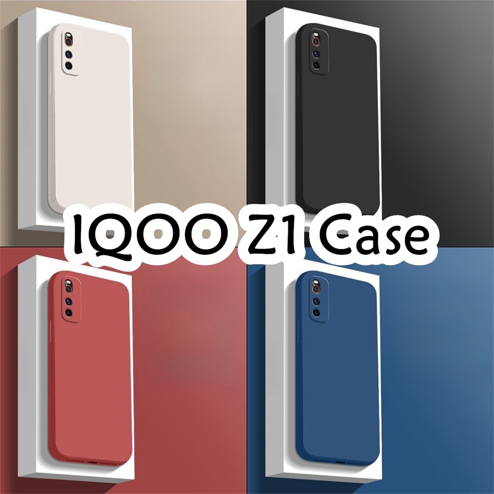 【手機殼家】IQOO Z1矽膠全保護殼易拆經典簡約純色手機殼保護套
