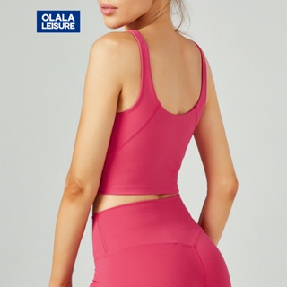 OLALA 新款防震跑步高強度瑜伽內衣 美背運動內衣女運動背心