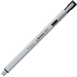 【TOMBOW】MONO ZERO 細字橡皮擦 角型-金屬銀【金石堂】
