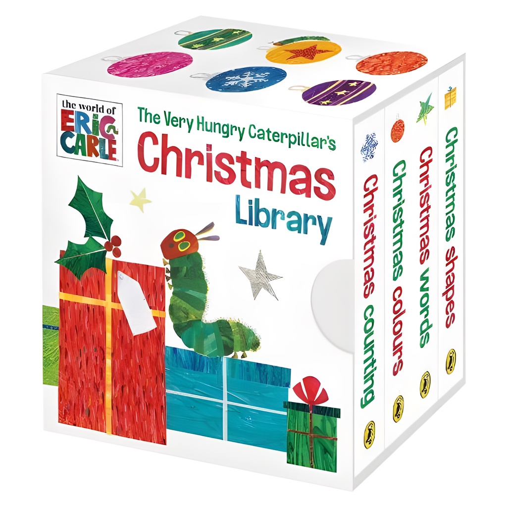 The Very Hungry Caterpillar's Christmas Library(硬頁書)/Eric Carle【三民網路書店】