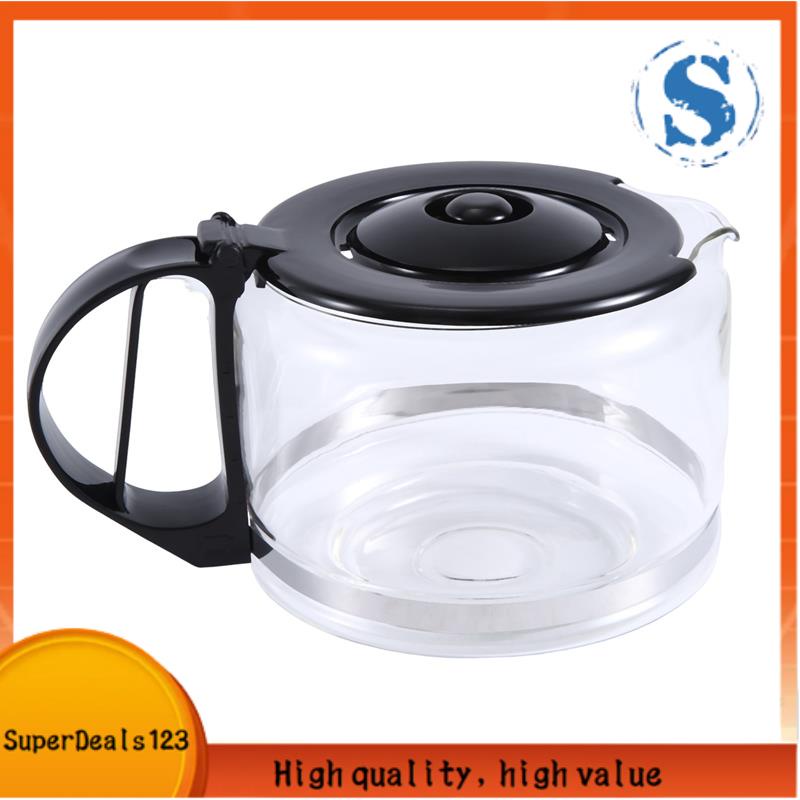 【SuperDeals123】1 件飛利浦 HD7761 HD7762 HD7763 咖啡機配件更換配件玻璃咖啡壺更換零
