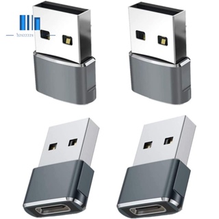SAMSUNG 4 件裝 USB C 母頭轉 USB 公頭適配器,C 型充電器電纜電源轉換器,適用於 iPhone 12